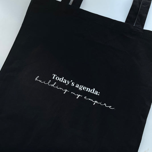 Today's Agenda: Building my Empire Tote.