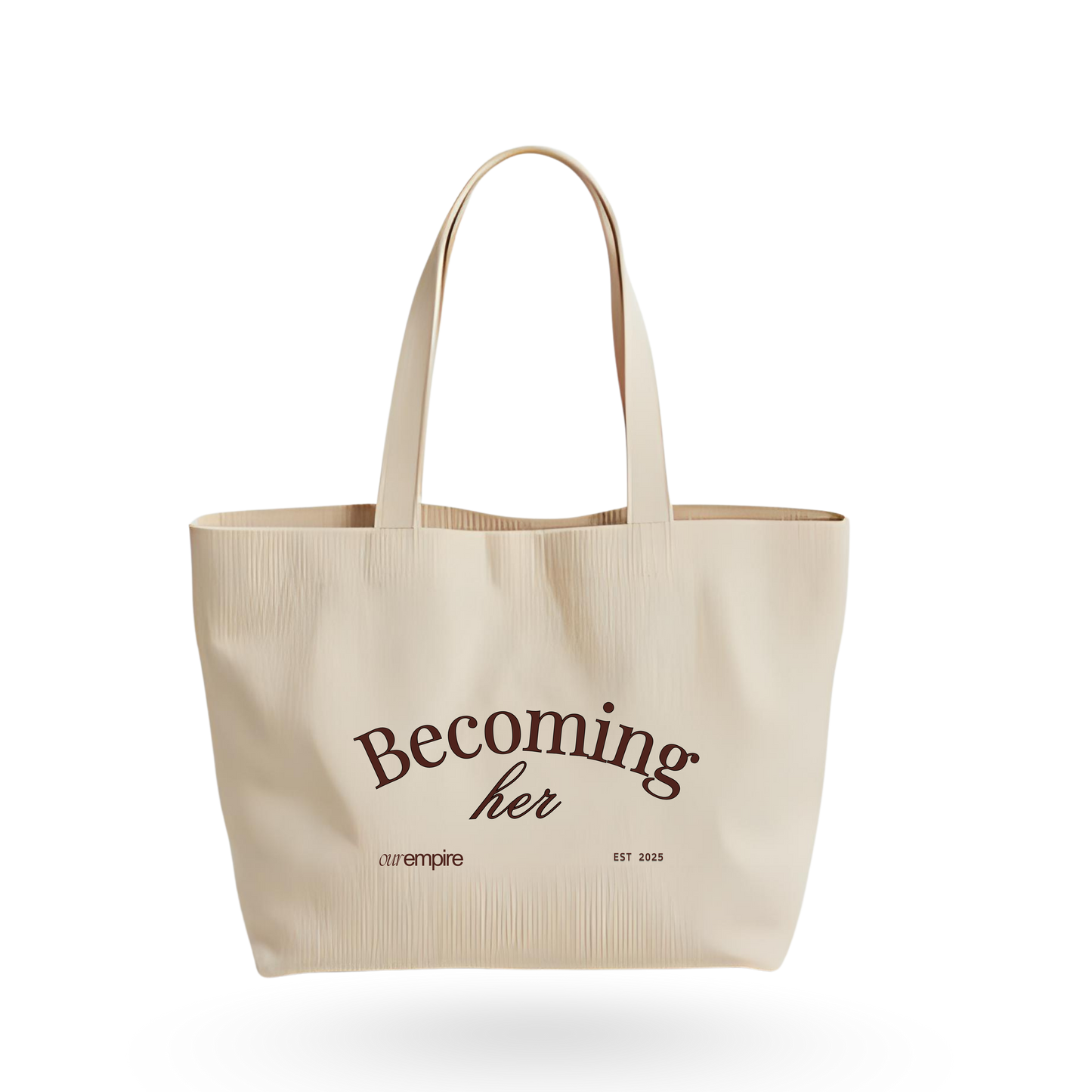 Becoming Her Corduroy Tote