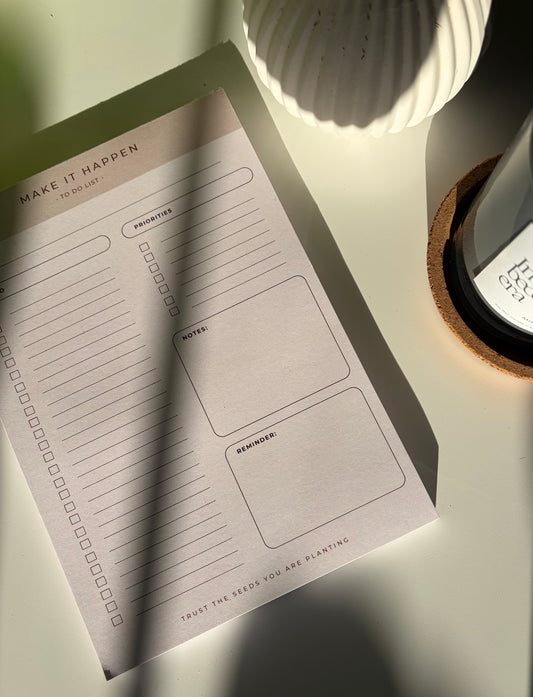 Make It Happen To-Do List