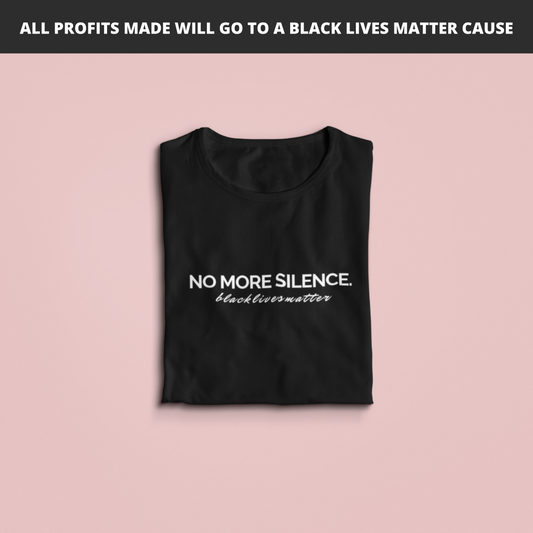 'No More Silence' Fitted T-shirt