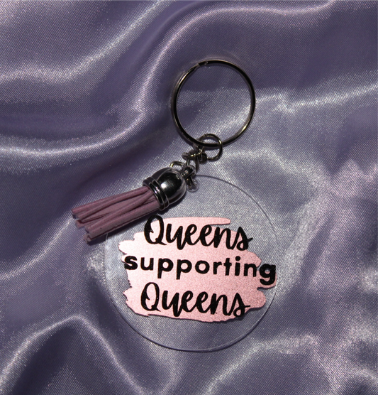 QUEENS SUPPORTING QUEENS KEYRING