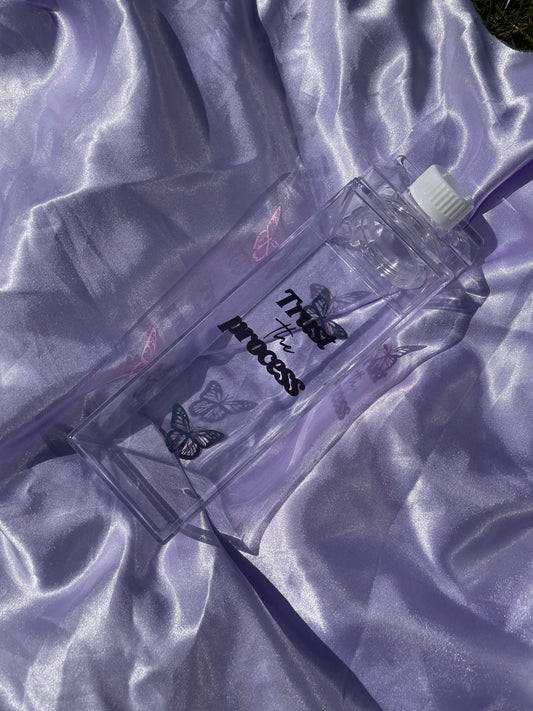 'TRUST THE PROCESS' Milk Carton Water Bottle